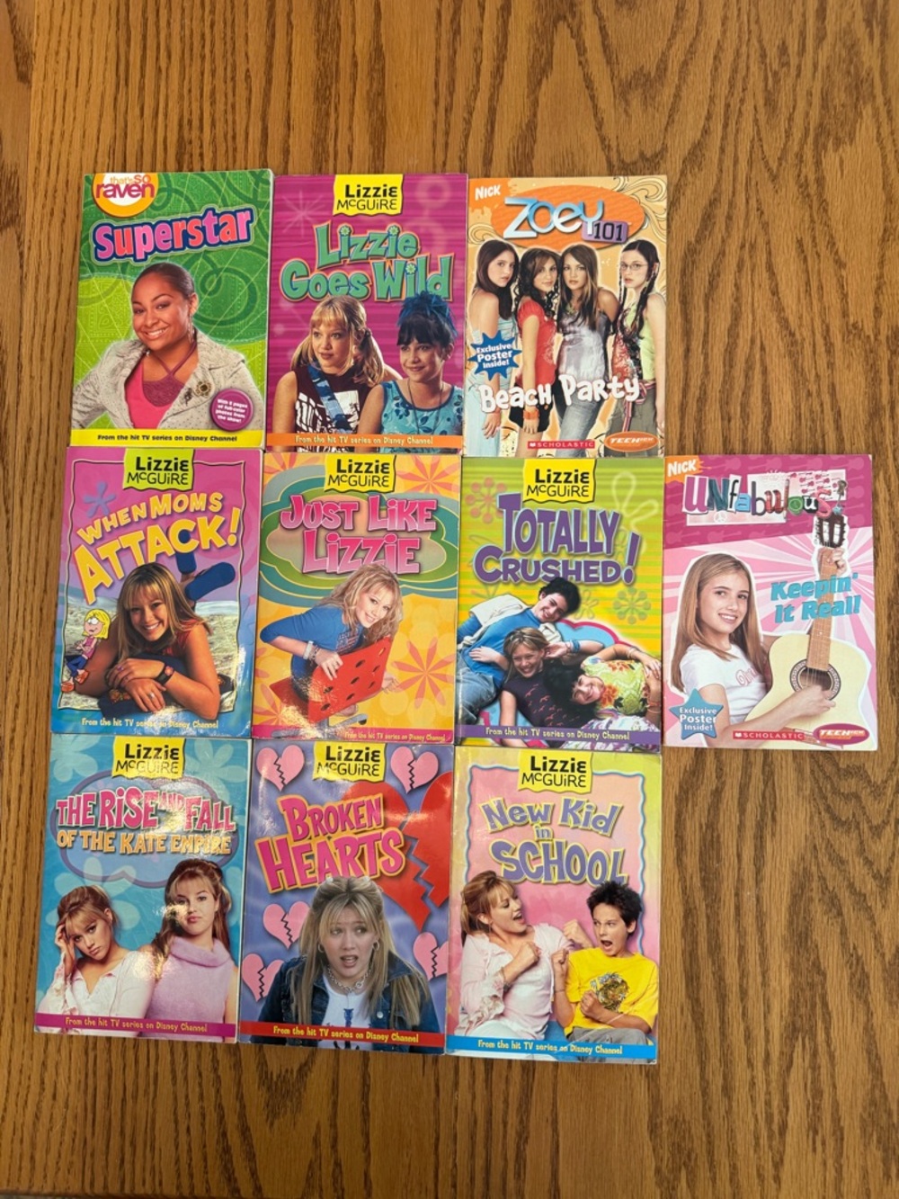 Scholastic Lizzie McGuire Nickelodeon Disney Book Lot